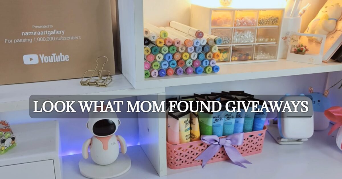 look what mom found giveaways