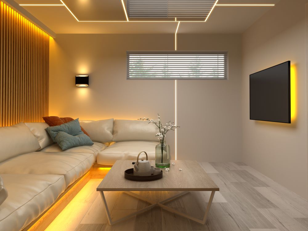 Modern Interior With Ronin Stegner Lighting Design